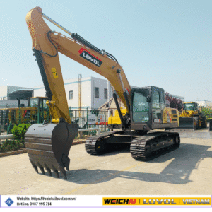 MÁY ĐÀO BÁNH XÍCH 1.2 KHỐI - WEICHAI LOVOL FR245E2